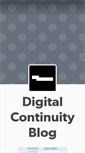 Mobile Screenshot of digitalcontinuity.org